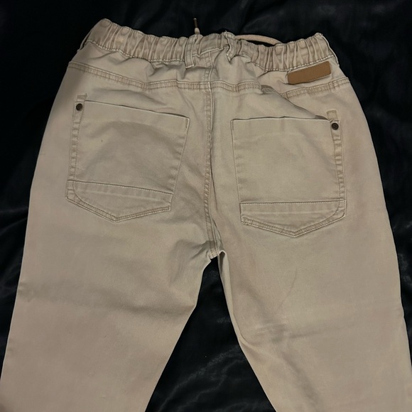 Drawstring khaki pants - Picture 2 of 4